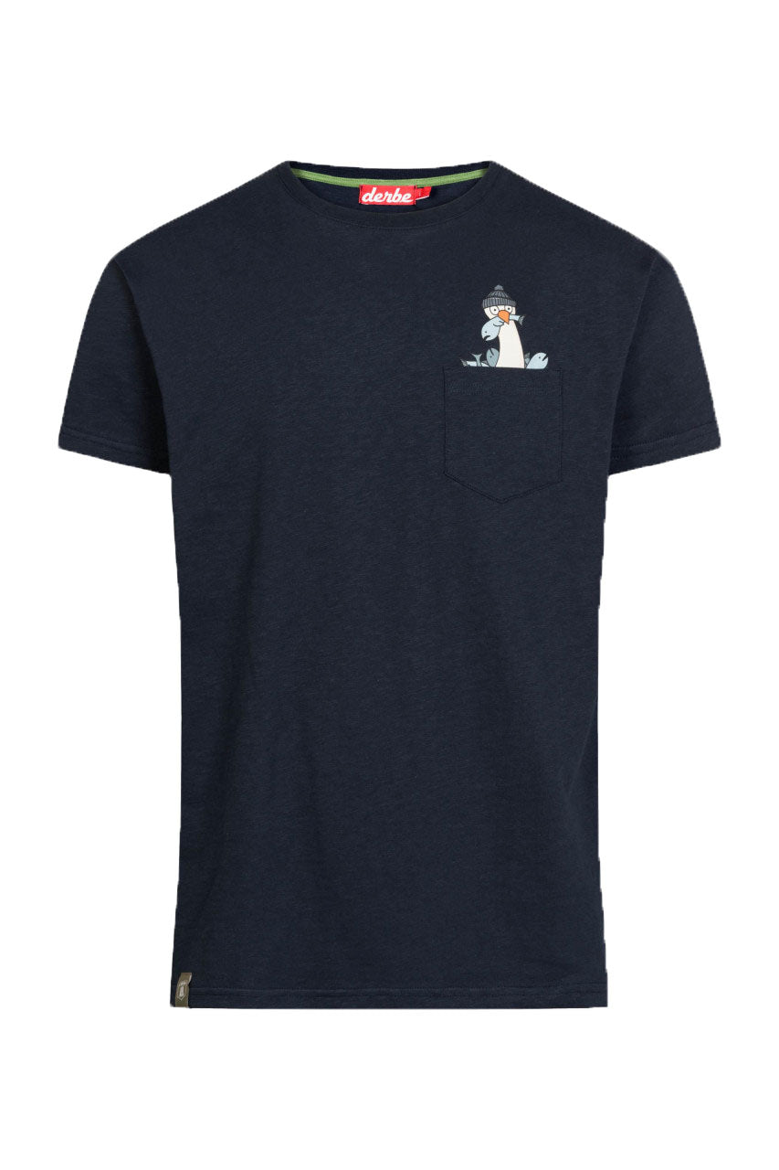 DERBE HAMBURG M-04-TSFL-LANGER HALS Herren T-Shirt